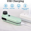 Mini Bag Sealer 2-in-1 – USB Rechargeable Heat Sealer & Cutter for Food Bags, Chips & Snacks