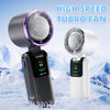 Portable Folding Ice Pack Mini Fan – Adjustable Speed, Handheld & Neck Hanging | Outdoor Cooling