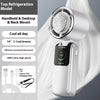 Portable Folding Ice Pack Mini Fan – Adjustable Speed, Handheld & Neck Hanging | Outdoor Cooling