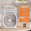 3-in-1 Portable Air Conditioner – Evaporative Cooler, Humidifier & LED Night Light Fan | For Home & Office Use