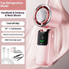 Portable Folding Ice Pack Mini Fan – Adjustable Speed, Handheld & Neck Hanging | Outdoor Cooling