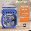 3-in-1 Portable Air Conditioner – Evaporative Cooler, Humidifier & LED Night Light Fan | For Home & Office Use